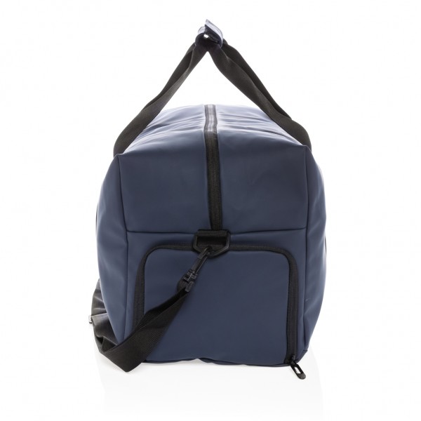Schicke PU Wochenendtasche, navy blau