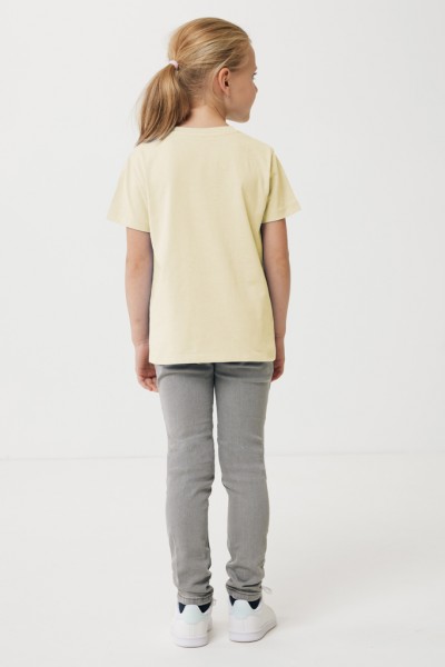 IQONIQ Koli Kids T-Shirt aus recycelter Baumwolle, cream yellow 78