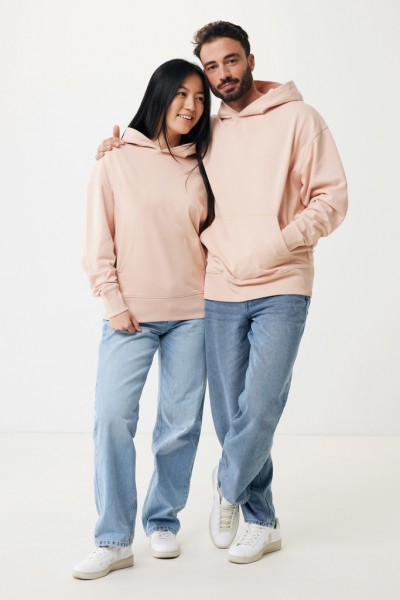 IQONIQ Yoho Relax-Hoodie aus recycelter Baumwolle, peach nectar XXL