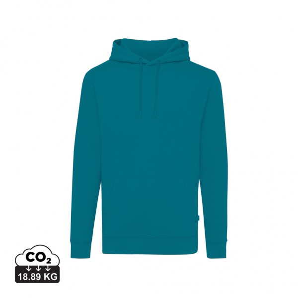 IQONIQ Jasper Hoodie aus recycelter Baumwolle, verdigris XXL