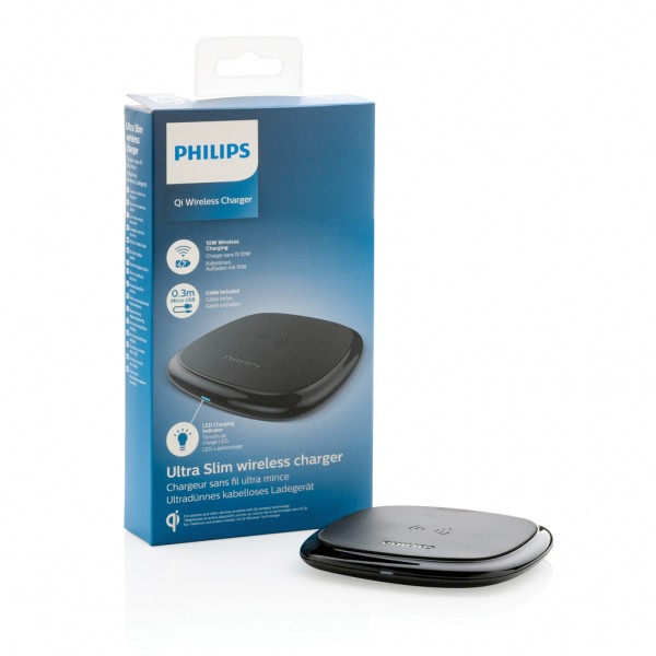 Philips 10W Qi Wireless-Charger, schwarz