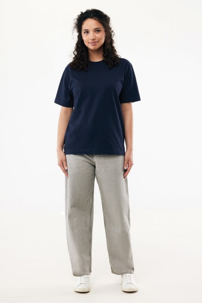 IQONIQ Nikko Heavyweight T-Shirt aus recycelter Baumwolle, navy blau 5XL