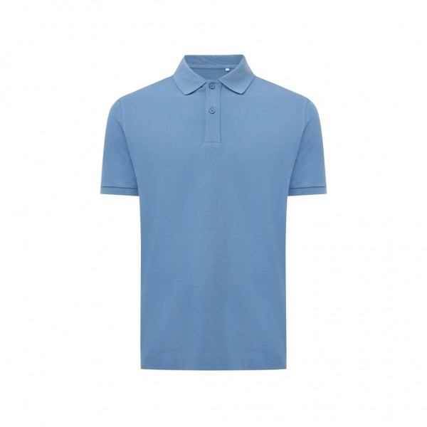IQONIQ Yosemite Piqué-Poloshirt aus recycelter Baumwolle, moon blue XS