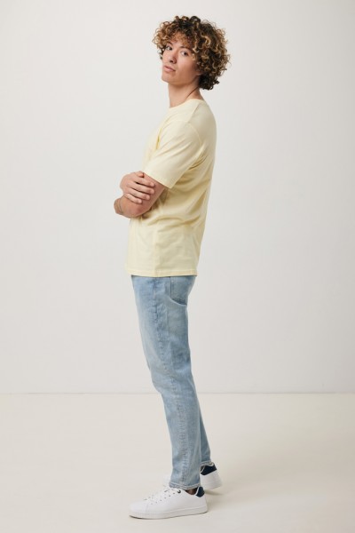 IQONIQ Brett T-Shirt aus recycelter Baumwolle, cream yellow XL