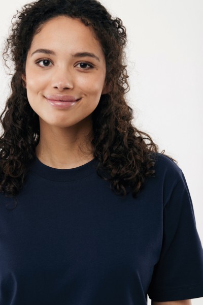 IQONIQ Nikko Heavyweight T-Shirt aus recycelter Baumwolle, navy blau 5XL