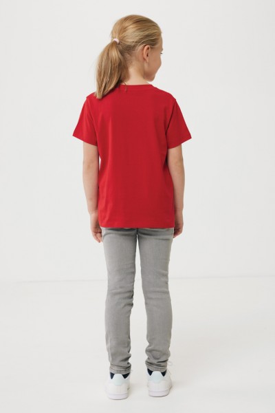 IQONIQ Koli Kids T-Shirt aus recycelter Baumwolle, rot 1112