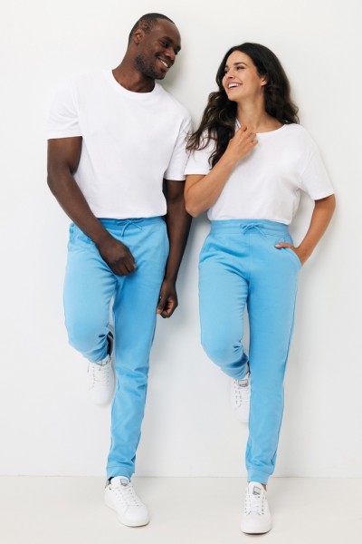 IQONIQ Cooper Jogger aus recycelter Baumwolle, tranquil blue M