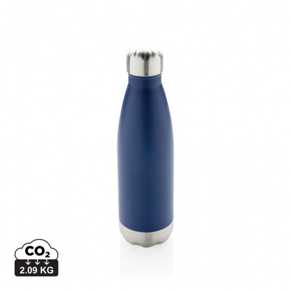 Vakuumisolierte Stainless Steel Flasche, blau