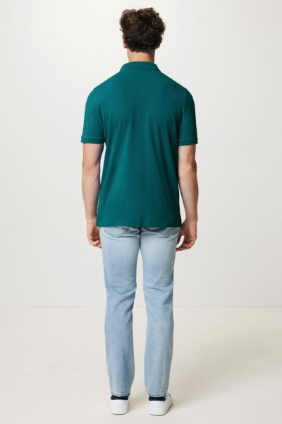 IQONIQ Yosemite Piqué-Poloshirt aus recycelter Baumwolle, verdigris M