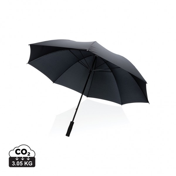 30` Impact AWARE™ RPET 190T Stormproof-Schirm, schwarz
