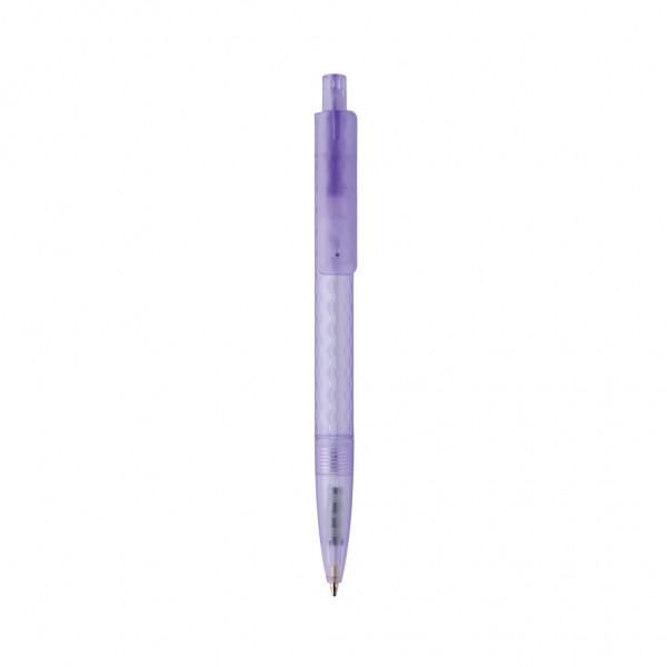 X3 Frosted-Pen aus GRS recyceltem PC, lila