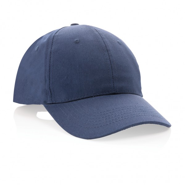 Impact 6 Panel Kappe aus 190gr rCotton mit AWARE™ Tracer, navy blau
