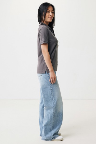 IQONIQ Yosemite Piqué-Poloshirt aus recycelter Baumwolle, anthrazit L