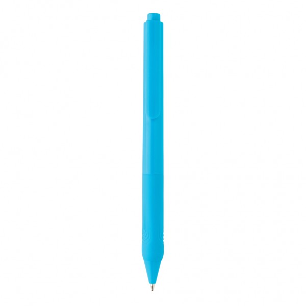 X9 Solid-Stift mit Silikongriff, blau