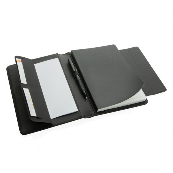 Swiss Peak Heritage RCS rPU A5 Steinpapier Portfolio, schwarz