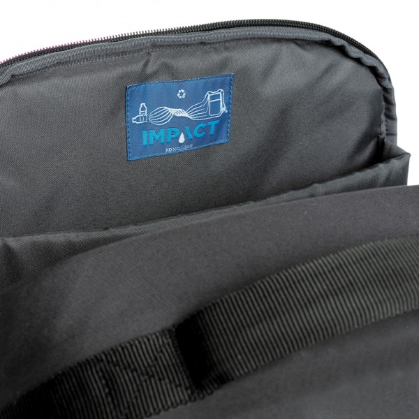 Impact AWARE™ RPET Anti-Diebstahl 15,6` Laptop-Rucksack, schwarz