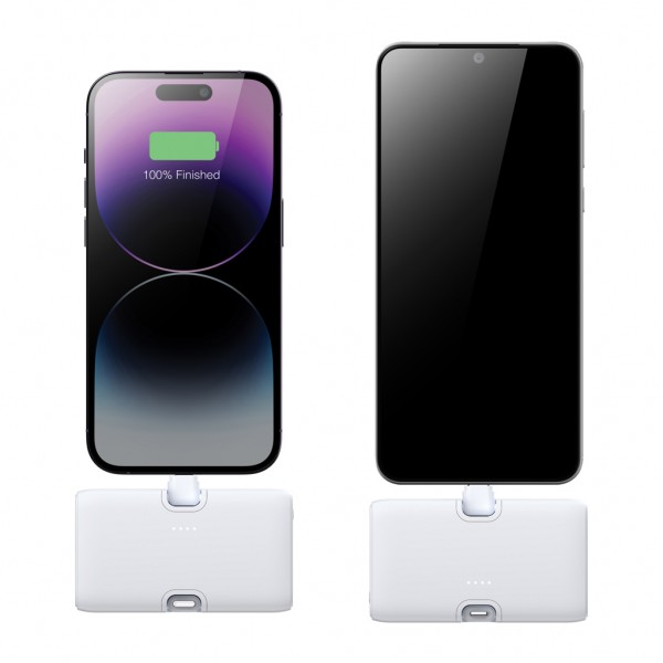 Urban Vitamin Los Angeles 20W Powerbank aus RCS rec. Plastik, weiß