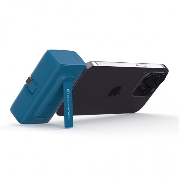 Urban Vitamin Los Angeles 20W Powerbank aus RCS rec. Plastik, blau