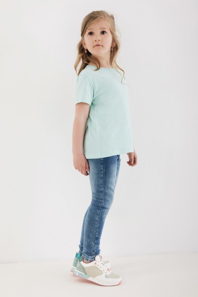 IQONIQ Koli Kids T-Shirt aus recycelter Baumwolle, crushed mint 56