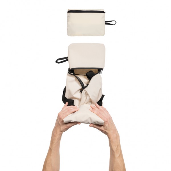 Dillon AWARE™ RPET faltbare Sporttasche, off white