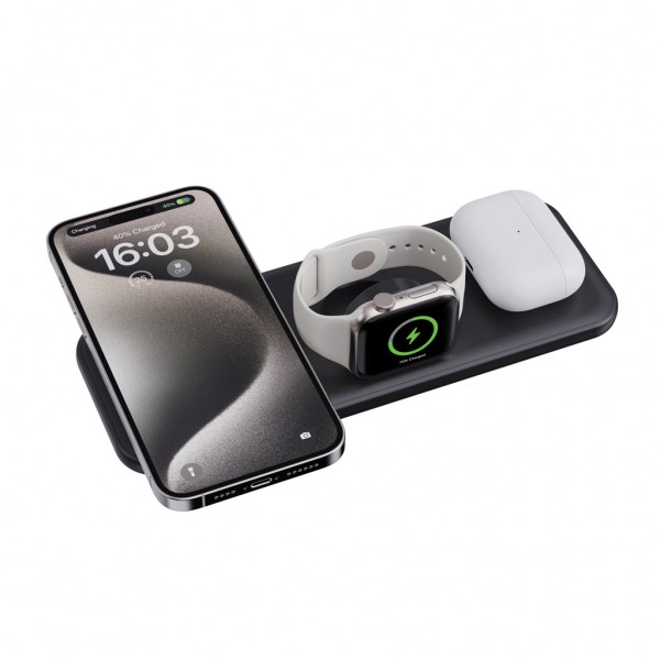 Urban Vitamin Torrance 3-in-1 15W-RCS-Magnetladegerät, schwarz