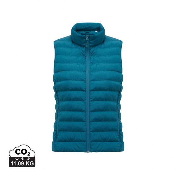 IQONIQ Meru Damen Bodywarmer aus recyceltem Polyester, dark teal M