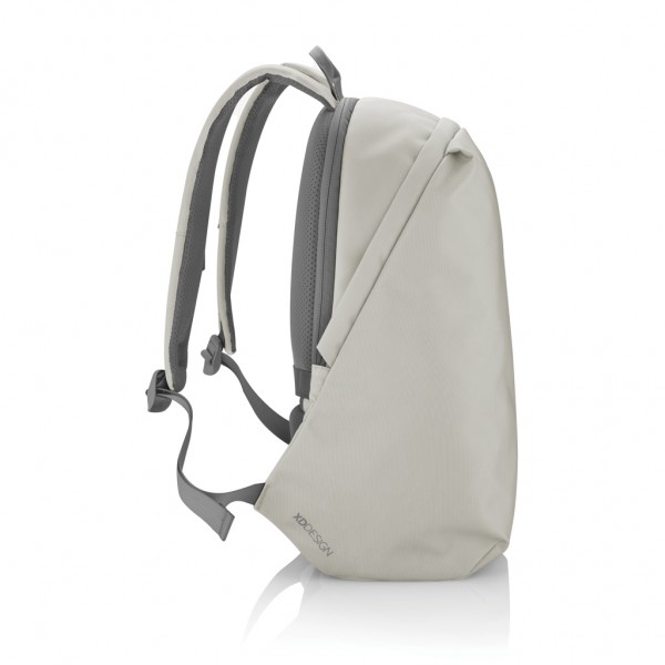 Bobby Soft, Anti-Diebstahl-Rucksack, grau