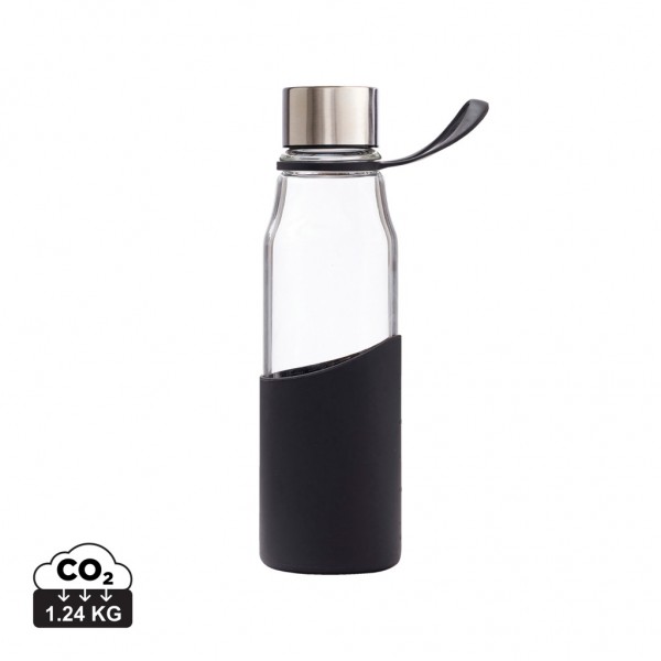 VINGA Lean Glasflasche, schwarz