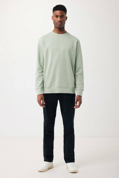 IQONIQ Etosha Lightweight Sweater aus recycelter Baumwolle, Iceberg green M