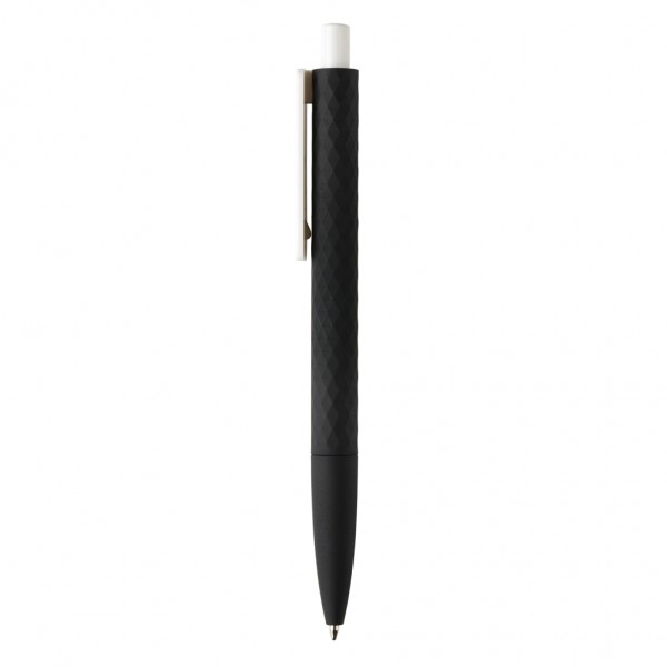 X3-Stift mit Smooth-Touch aus RCS recyceltem ABS, schwarz
