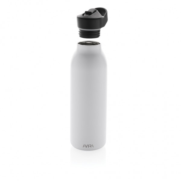 Avira Ara RCS Re-Steel Fliptop Wasserflasche 500ml, weiß