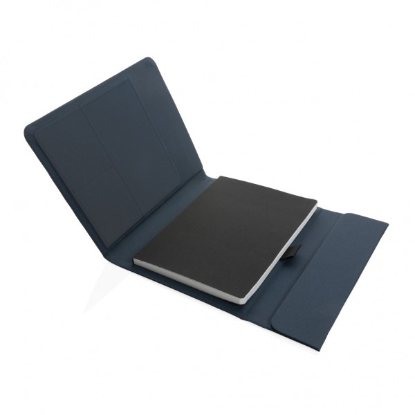 Impact Aware™ A5 Notebook mit Magnetverschluss, navy blau