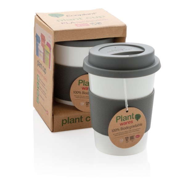 ECO PLA Kaffeebecher, grau