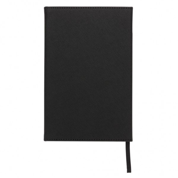 Swiss Peak Deluxe A5 Notizbuch mit Stift, schwarz