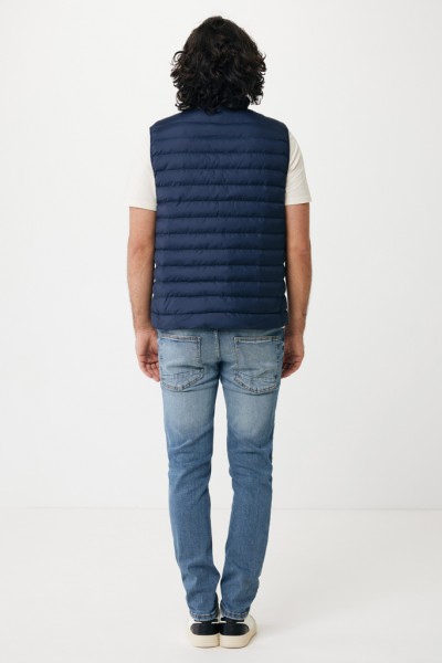 IQONIQ Meru Herren Bodywarmer aus recyceltem Polyester, navy blau 4XL