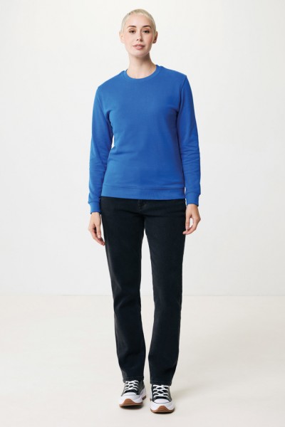 IQONIQ Zion Rundhals-Sweater aus recycelter Baumwolle, Königsblau XXS