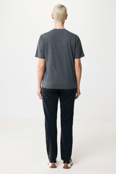 IQONIQ Teide T-Shirt aus recycelter Baumwolle, heather anthracite XXL