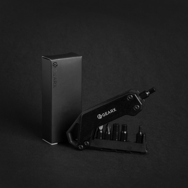 Gear X Schraubendreher Werkzeug, schwarz