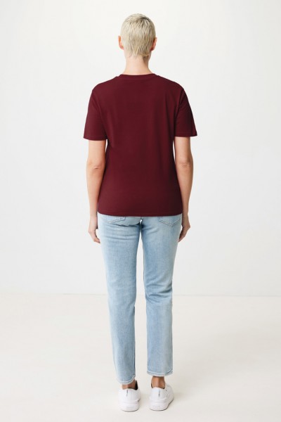 IQONIQ Sierra Lightweight T-Shirt aus recycelter Baumwolle, burgunderrot XXS