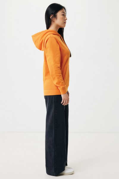 IQONIQ Rila Lightweight Hoodie aus recycelter Baumwolle, orange L