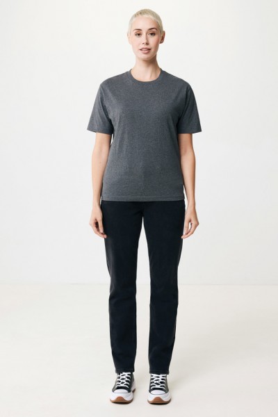 IQONIQ Teide T-Shirt aus recycelter Baumwolle, heather anthracite L