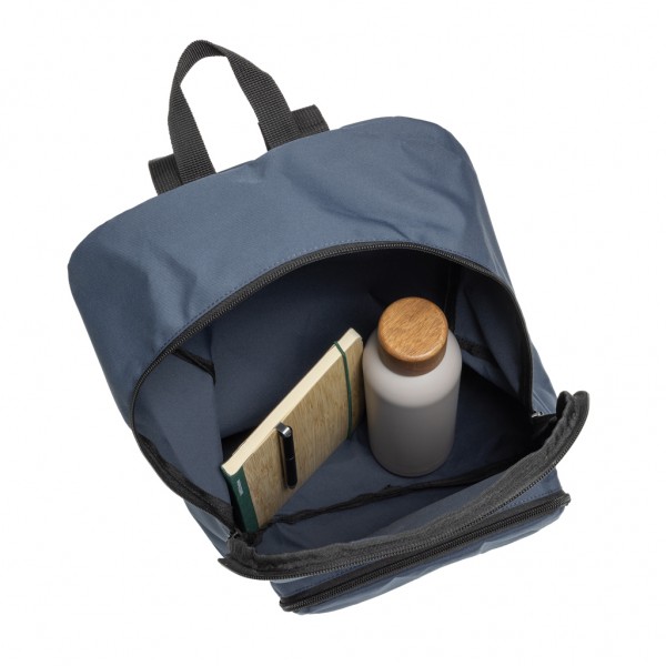 Dillon AWARE™ RPET faltbarer klassischer Rucksack, navy blau