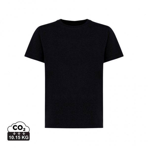 IQONIQ Koli Kids T-Shirt aus recycelter Baumwolle, schwarz 1112