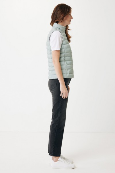 IQONIQ Meru Damen Bodywarmer aus recyceltem Polyester, Iceberg green XL