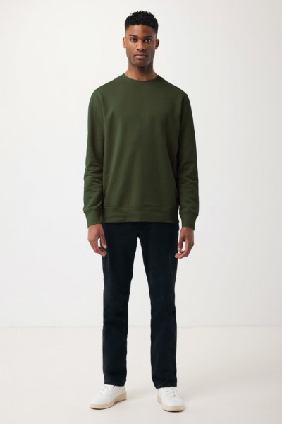 IQONIQ Etosha Lightweight Sweater aus recycelter Baumwolle, khaki XXS