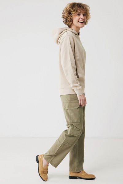 IQONIQ Yengo Hoodie mit Seitentaschen aus rec. Baumwolle, desert L