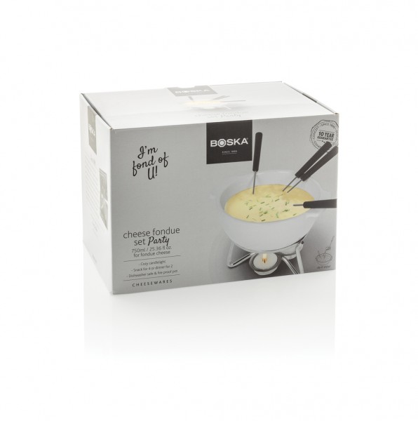 BOSKA Käse-Fondue Set Party - 750ml, weiß