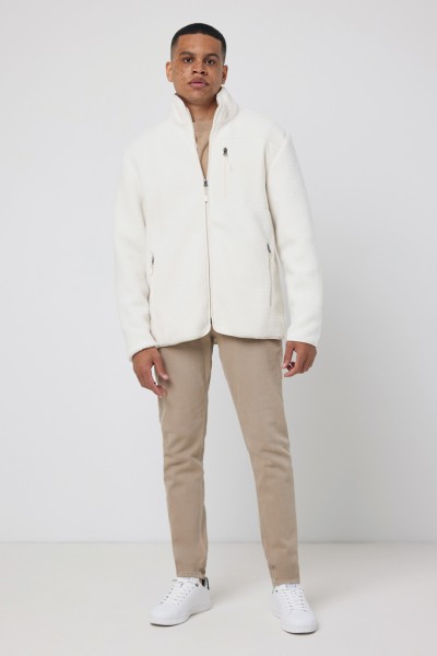 IQONIQ Diran Fleecejacke aus recyceltem Polyesterflor, neutral XXS