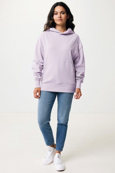 IQONIQ Yoho Relax-Hoodie aus recycelter Baumwolle, lavender L