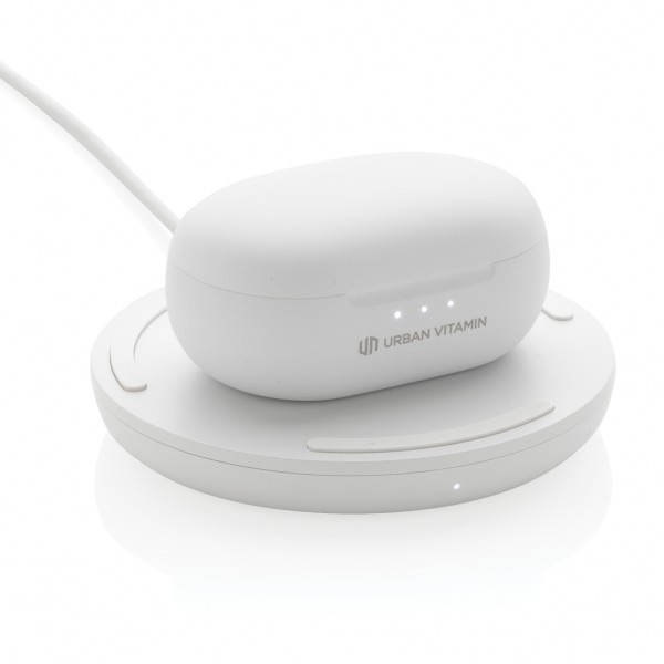Urban Vitamin Gilroy Hybrid ANC und ENC Ohrhörer, weiß